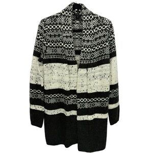 Ann Taylor Open Front Longline Open Front Wrap Cardigan Sweater Size Medium Cozy